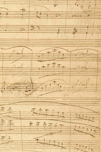 Manuscrito de Beethoven