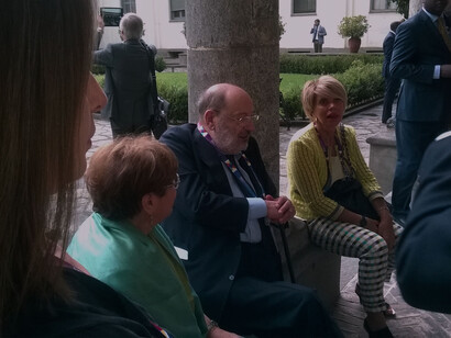 Umberto Eco (foto tomada por el autor)
