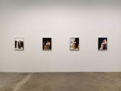 Paul Mpagi Sepuya, Positioner, exhibition view. Courtesy of Vielmetter Gallery