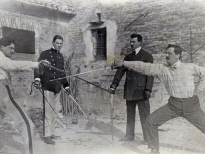 Francesco Baracca fu il primo lughese a studiare scherma