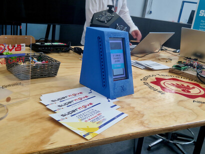 Presentazione della delegazione del team "Ally" dell’Istituto "Allievi-Sangallo" di Terni ai Campionati di Imprenditorialità di Bergamo, il 4 e 5 giugno, 2025. Foto di Katia Pangrazi