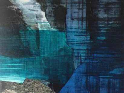 Zoe Benbow, Small Island, Oil on canvas, 91 x 110 cm