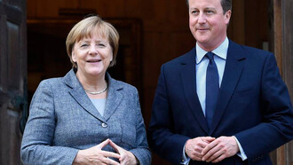Angela Merkel e David Cameron