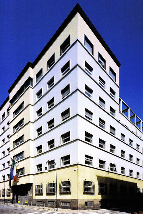 Palazzo Gualino, a masterpiece of Italian rationalism, Turin, Italy