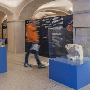 Schicksal in den sternen. Die anfänge des tierkreises, ausstellungsansicht. Mit freundlicher genehmigung des Neuen Museums