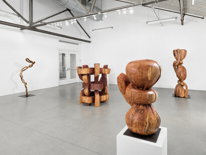 Sam Perry, Folds, exhibition view. Courtesy of Rena Bransten Gallery
