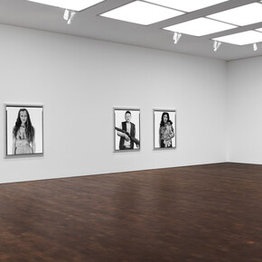 Richard Avedon, Facing west, exhibition view. Courtesy of Gagosian Gallery