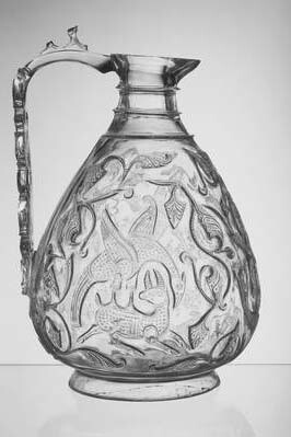 Rock crystal ewer, unknown, 1000-1050, Egypt. Museum no. 7904-1862. © Victoria and Albert Museum, London