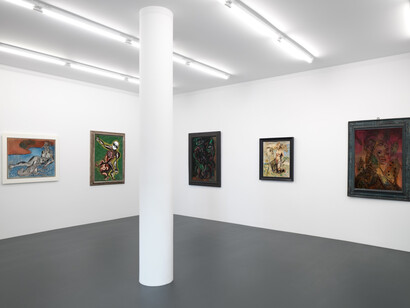 Francis Picabia, Femmes, exhibition view. Courtesy of Michael Werner Gallery