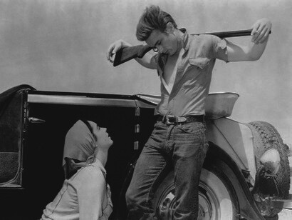 James Dean e Liz Taylor