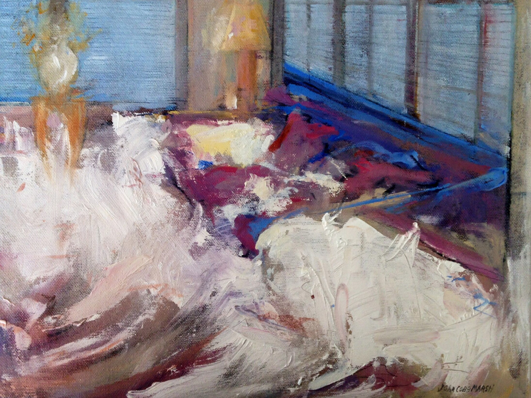 Joan Cobb Marsh, Interior Light 6, 11”x14”, oil on canvas