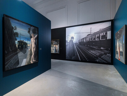 Paul Delvaux, The worlds of Paul Delvaux, exhibition view. Courtesy of La Boverie