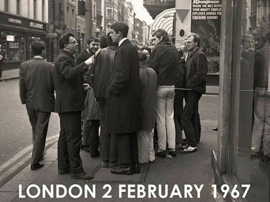 Hamish Fulton, London 2 February 1967..., framed photo-text, work framed: 62 x 42 cm, 2007, (MP-FULTH-00034), © the artist, courtesy Maureen Paley, London