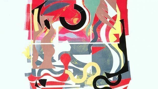 John Schiff, Gay Apparel, 1998, Monoprint, 19” x 19”