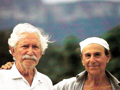 Pablo Anduze y el botánico Julian Alfred Steyermark (1909-1988) pioneros de la cumbre del Marahuaka, reunidos en Culebra (Mawadi-anehidiña). Foto: Fabián Michelangeli