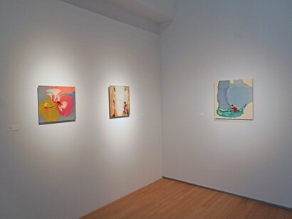 Lynn McCarty, Color stir, exhibition view. Courtesy of Nancy Hoffman Gallery