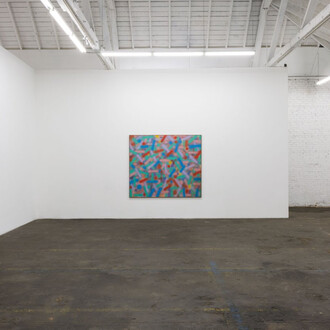 Michael Todd, Spray Paintings 1969 - 1971, installation view. Courtesy of Royale Projects, LA