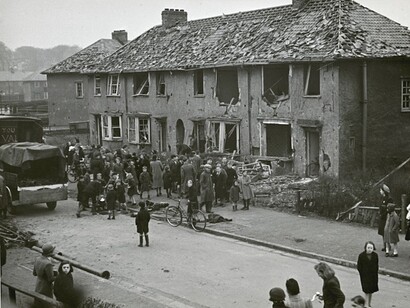 Bomb damage. Courtesy of Museum of Liverpool