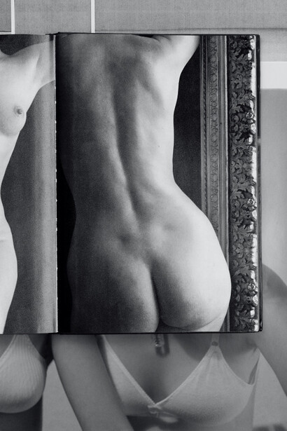 Collier Schorr, The Rape of Rabelais I (Michelle), 2014-2018, silver gelatin print mounted on Dibond, 158.1 x 116.8 cm, 62 1/4 x 46 ins. © Collier Schorr. Courtesy Stuart Shave/Modern Art, London