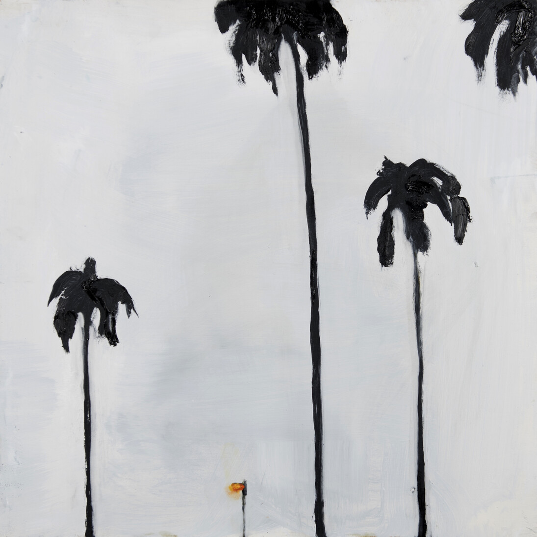 Totem Sky Of Arizona, Oil on board, 2017. Courtesy of Masters & Contemporary 