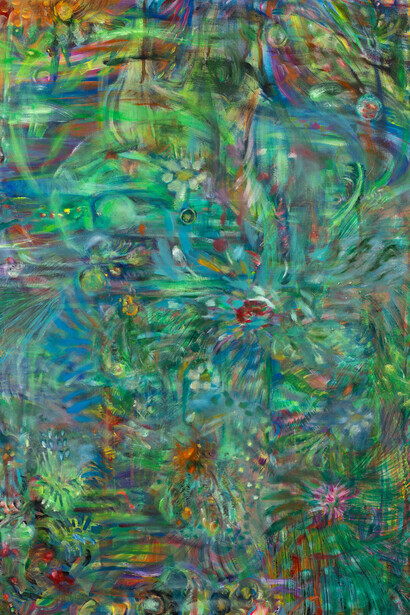 Yehong Mao, The colorful steps beneath the lake surface, 2025. Courtesy of Shrine Gallery