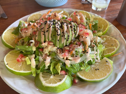 Local cuisine stars avocado and lime at the center