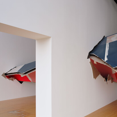 Felix Schramm, You can’t beat time, 2014, tecnica mista, dettaglio installazione, photo credits Knut Kruppa  