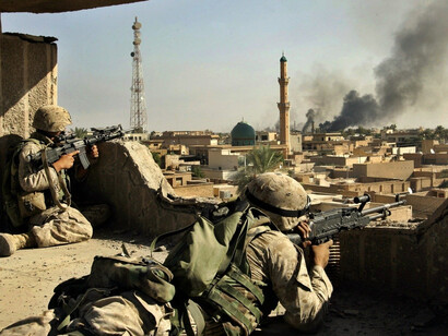Combate en la frontera entre Siria e Irak