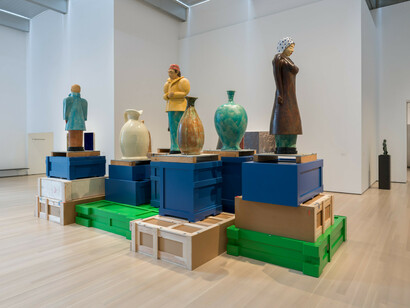 Thomas Schütte, exhibition view. Courtesy of MoMA