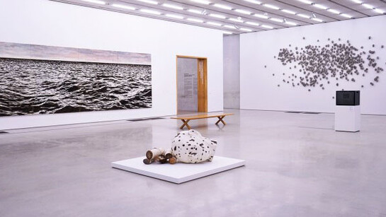 Installation view: On the Horizon: Contemporary Cuban Art from the Jorge M. Pérez Collection, Pérez Art Museum Miami, 2017. Photo by PAMM