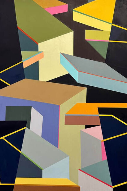 Iris Kufert-Rivo, Stacked, 2024. Courtesy of Billis Williams Gallery