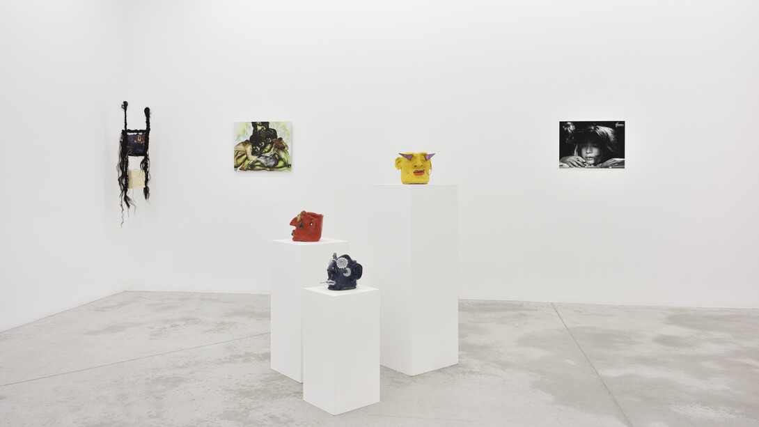Installation View, Danser sur les traces, 2024. Courtesy of Praz-Delavallade