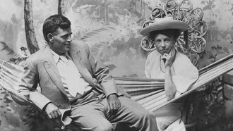 Jack London e la moglie Charmian