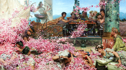 Le rose di Eliogabalo, Lawrence Alma-Tadema, 1888, Collezione Juan Antonio Pérez Simón, Messico