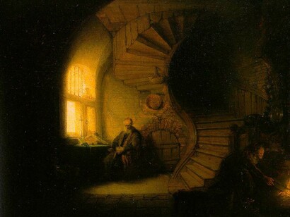 «El filósofo en meditación» (1632), Rembrandt