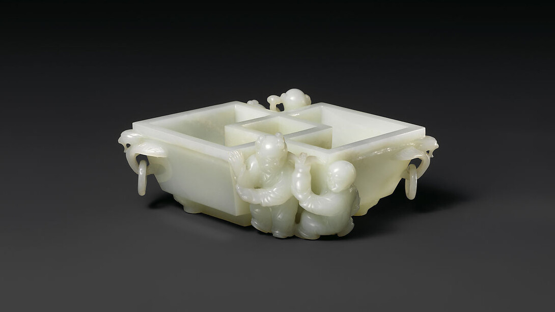 Water vessel in the shape of a marriage cup
18th century
China