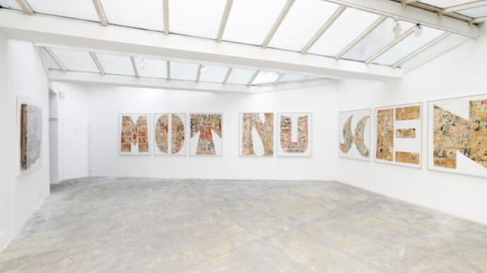 François Dufrêne. Courtesy of Galerie Georges-Philippe and Nathalie Vallois