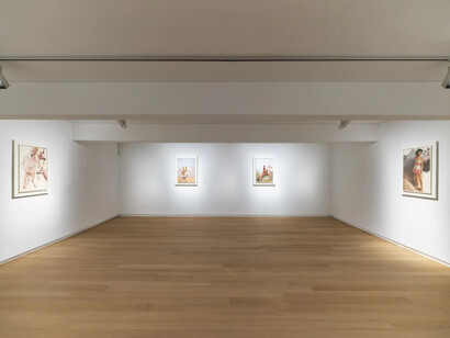 Will Cotton, Between instinct and reason, exhibition view. Courtesy of Templon 