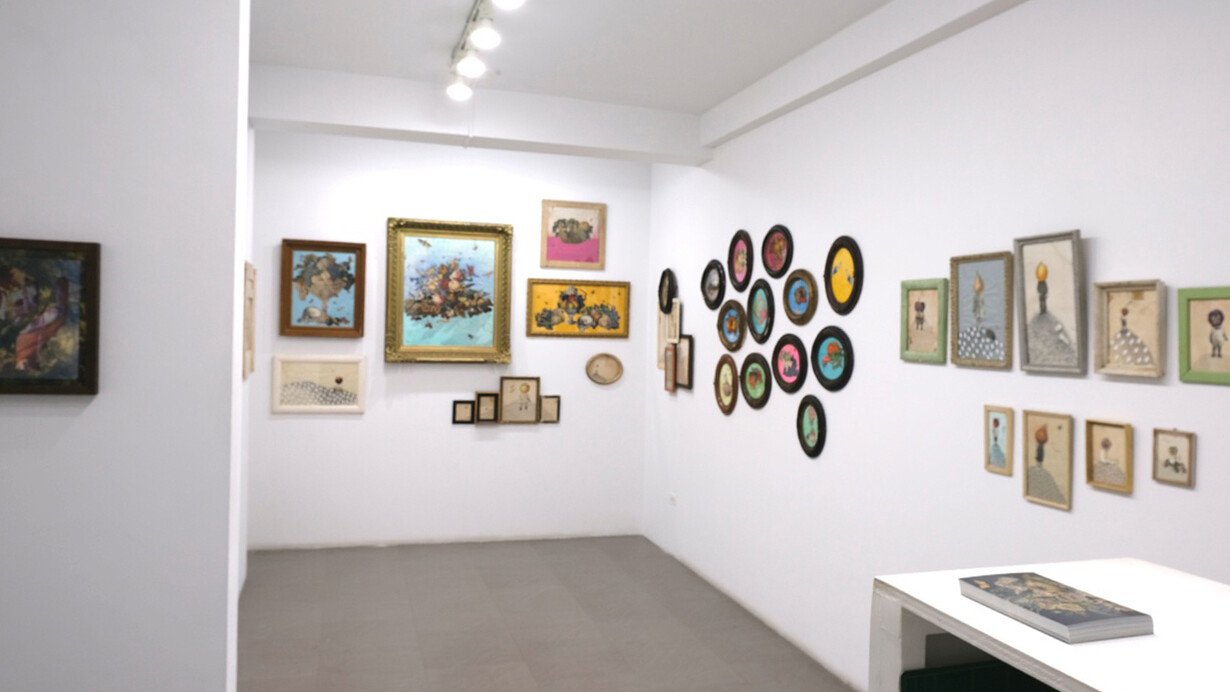 Dan Barry, As funny as it may seem, exhibition view. Courtesy of Bert Green Fine Art