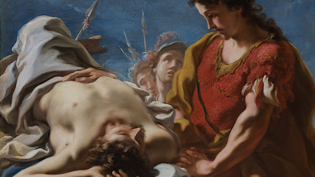 Giovanni Antonio Pellegrini (1675–1741), Alexander an der Leiche des Darius, 1708, Öl auf Leinwand, 86 x 105,5 cm, Stiftung Museum Kunstpalast Düsseldorf