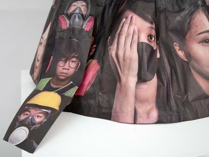 Andrea Lilienthal, New York Times Little Dress, XXIV-9, detail