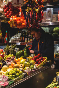 La Boquerìa, food market in Barcelona