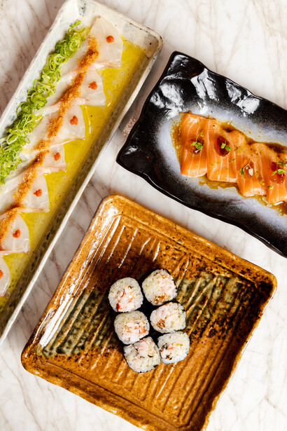 Exquisite sushi from Bar des Prés in London, UK
