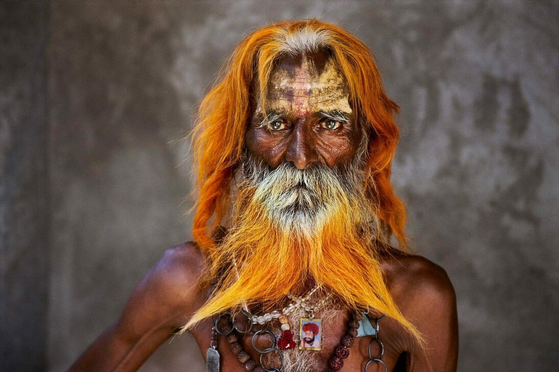 Steve McCurry, Un uomo anziano della tribù Rabari, Rajasthan, 2010