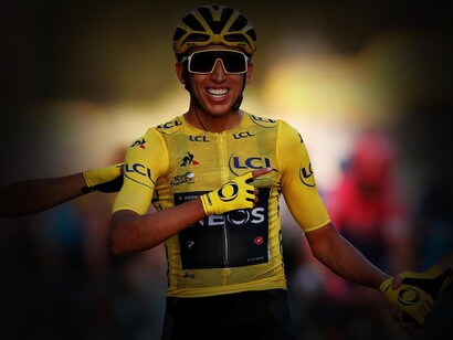 Egan Arley Bernal es un ciclista profesional colombiano. En 2019 se convirtió en el primer sudamericano en ganar el Tour de Francia