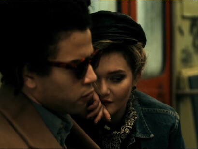 Madonna and Jean Michel Basquait in the film 'Madonna and Basquait' by Showtime 2019