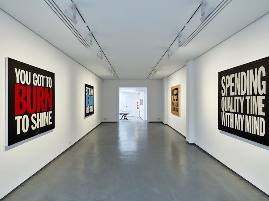 John Giorno, Exhibition view. Courtesy of Cahiers d’Art