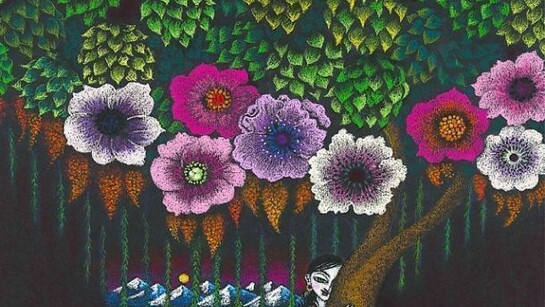 Tree of Hope, 2013, mixed media, 19 x 25 inches