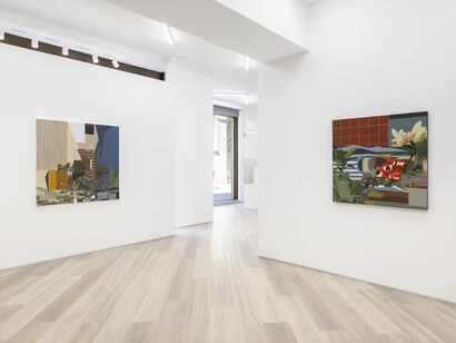 Beto Fame, Found on the way (Encontrado no caminho), exhibition view. Courtesy of Beers Gallery