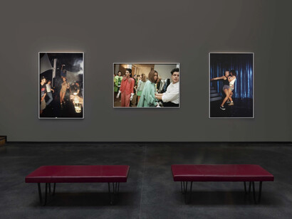 Nick Waplington, We dance in mysteries, exhibition view. © Hamiltons Gallery. Courtesy of the artist and Hamiltons Gallery. Photo by Prudence Cuming